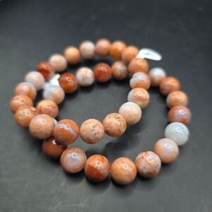 Cotton Candy Agate Bracelet 10mm